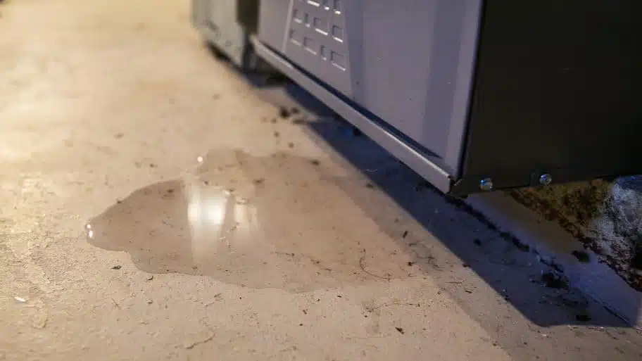 Furnace leaking water in a Hamilton home