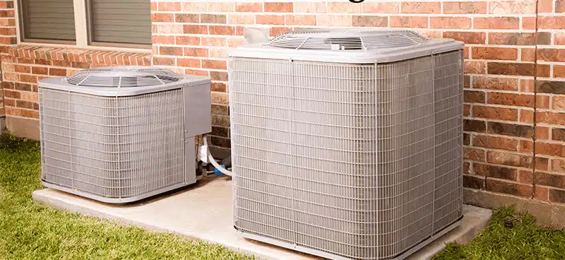 two different air conditioner sizes