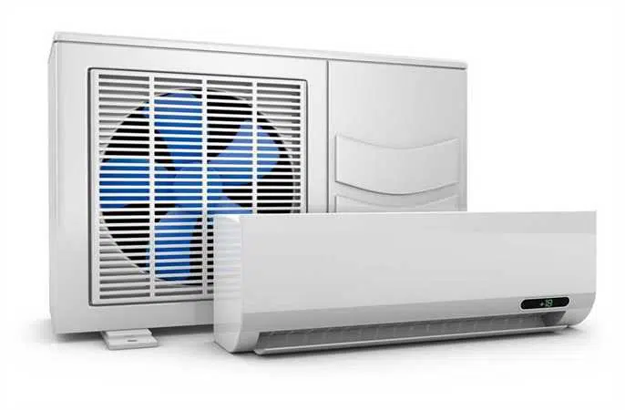 Ductless air conditioner indoor and outdoor unit