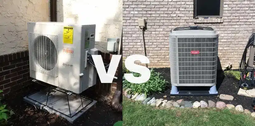 heat pump vs mini split